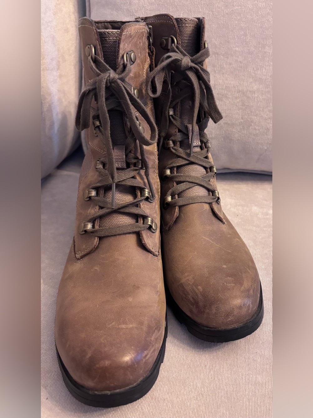 Sorel Brown Lace-Up Waterproof Winter Boots
